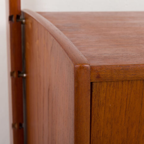 21149 Ergo Wall Unit in teak with floating sideboard and a shelf by John Texmon for Blindheim Møbelfabrikk, mid century modular shelving, 1960s-17 Ergo Wall Unit in teak with floating sideboard and a shelf by John Texmon for Blindheim Mobelfabrikk mid century modular shelving s scaled