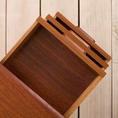 21163 Danish mid century modern desk in teak with 6 drawers, 1960s-12 Danish mid century modern desk in teak with drawers s scaled