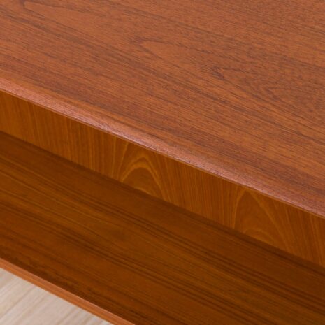 21163 Danish mid century modern desk in teak with 6 drawers, 1960s-21 Danish mid century modern desk in teak with drawers s scaled