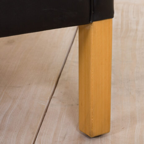 21168 Vintage Danish Stouby sofa in thick black aniline leather-15 Vintage Danish Stouby sofa in thick black aniline leather scaled