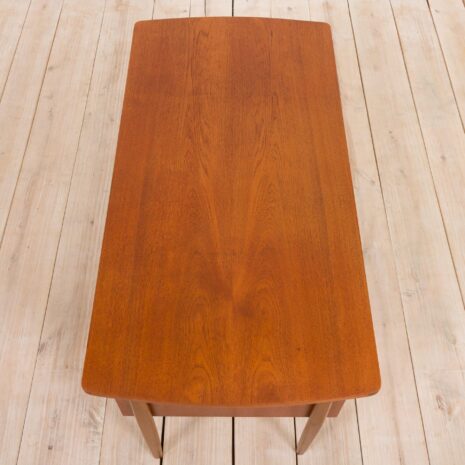 21162 Wolnostojące biurko Gunnar Nielsen z drewna tekowego dla Tibergaard, Dania, lata 60-14 Gunnar Nielsen free standing desk in teak for Tibergaard Denmark s scaled