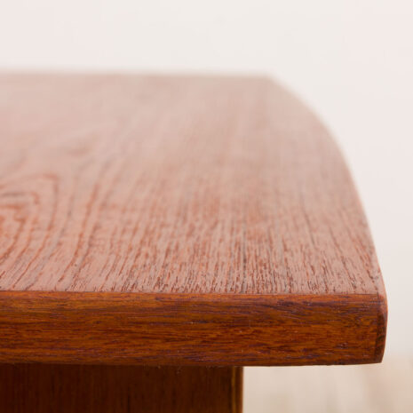 21164 Duńskie biurko wolnostojące z drewna tekowego z połowy wieku z 3 szufladami i szafką-10 Danish mid century teak free standing desk with drawers and cabinet scaled