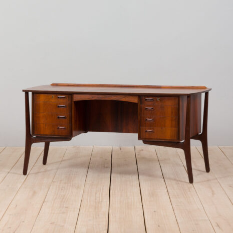 21173 ROSEWOOD DESK BY SVEND AAGE MADSEN FOR H.P. HANSEN, Denmark 1960s-5 ROSEWOOD DESK BY SVEND AAGE MADSEN FOR H