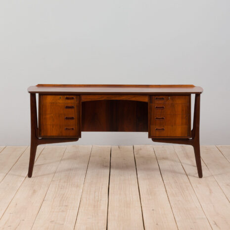 21173 ROSEWOOD DESK BY SVEND AAGE MADSEN FOR H.P. HANSEN, Denmark 1960s-6 ROSEWOOD DESK BY SVEND AAGE MADSEN FOR H