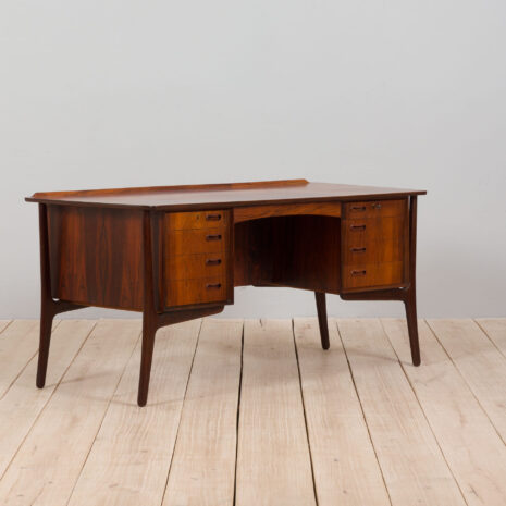 21173 ROSEWOOD DESK BY SVEND AAGE MADSEN FOR H.P. HANSEN, Denmark 1960s-7 ROSEWOOD DESK BY SVEND AAGE MADSEN FOR H