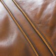 Poltrona Frau for Studio vintage sofa in thick aniline cognac leather s scaled
