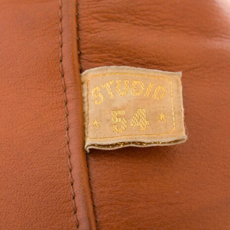 21177 Poltrona Frau for Studio 54 vintage sofa in thick aniline cognac leather, 1970s-6 Poltrona Frau for Studio vintage sofa in thick aniline cognac leather s scaled