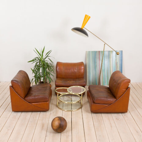 21177 Poltrona Frau for Studio 54 vintage sofa in thick aniline cognac leather, 1970s-9 Poltrona Frau for Studio vintage sofa in thick aniline cognac leather s scaled