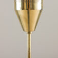Kamienicy Senov brass and opaline white glass sputnik lamp Czech s  scaled