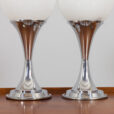 Pair of chrome table lamps by Geofredo Regiani  scaled