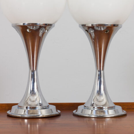21180 Paire de lampes de table chromées par Geofredo Regiani-11 Pair of chrome table lamps by Geofredo Regiani scaled