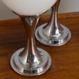 Pair of chrome table lamps by Geofredo Regiani  scaled