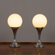 Pair of chrome table lamps by Geofredo Regiani  scaled