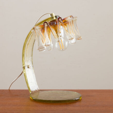 Original Mazzega Murano glass desk lamp Italy s  scaled