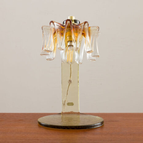 21181 Original Mazzega Murano glass desk lamp, Italy, 1970s-2 Original Mazzega Murano glass desk lamp Italy s scaled