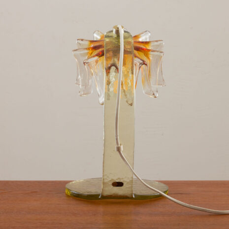 21181 Original Mazzega Murano glass desk lamp, Italy, 1970s-5 Original Mazzega Murano glass desk lamp Italy s scaled