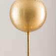 Big cm diameter Venini Italian Murano swirl glass spherical pendant lamp s  scaled