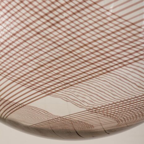 21183 Big 50cm diameter Venini Italian Murano swirl glass spherical pendant lamp, 1970s-7 Big cm diameter Venini Italian Murano swirl glass spherical pendant lamp s scaled