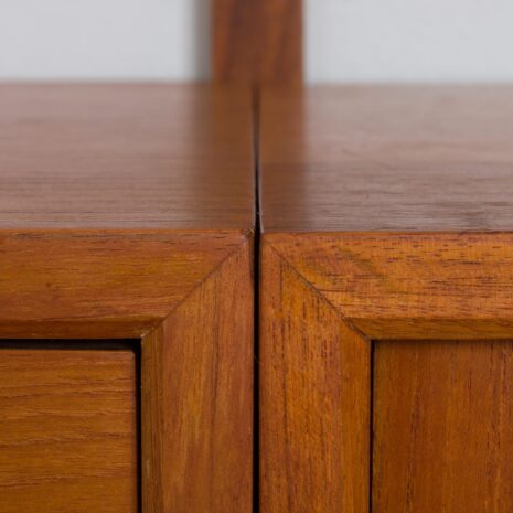 21184 Royal Cadovius 2 bay teak wall unit with 2 cabinets and 4 shelves, 60s-14 Royal Cadovius bay teak wall unit with cabinets and shelves s scaled