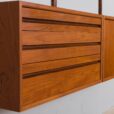Royal Cadovius  bay teak wall unit with  cabinets and  shelves s  scaled