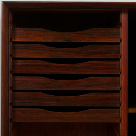 21067 palisander Oman Junn highboard w. 4 drzwi przesuwne _ 2 szuflady-14 rosewood Oman Junn highboard w