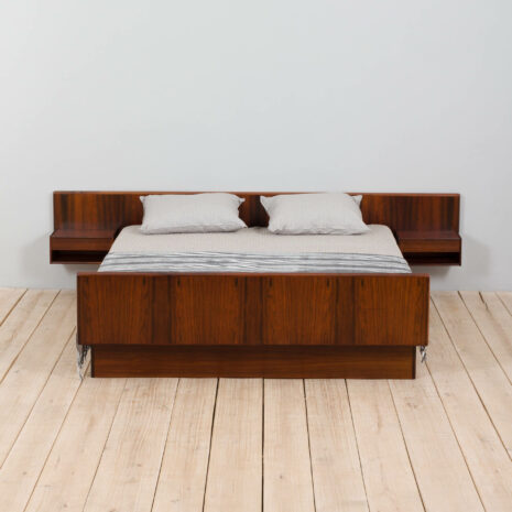 21171 Duńskie drewno różane rama łóżka king-size podwójne łóżko-1 Danish rosewood bed frame king size double bed scaled