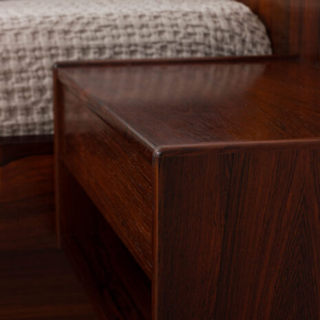 21171 Duńskie drewno różane rama łóżka king-size podwójne łóżko-10 Danish rosewood bed frame king size double bed scaled