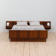 Danish rosewood bed frame king size double bed  scaled
