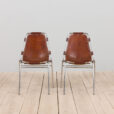 pair of Charlotte Perriand Les Arc chairs  scaled
