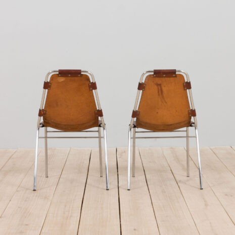 21209 pair of Charlotte Perriand Les Arc chairs-5 pair of Charlotte Perriand Les Arc chairs scaled