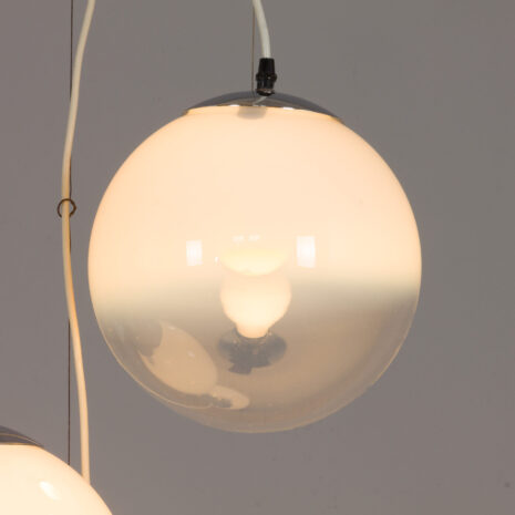 21212 Space Age Murano ceiling pendant lamp with 3 murano glass globes-10 Space Age Murano ceiling pendant lamp with murano glass globes scaled