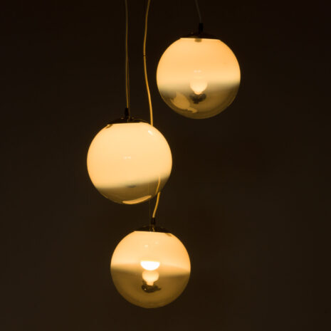 21212 Space Age Murano ceiling pendant lamp with 3 murano glass globes-8 Space Age Murano ceiling pendant lamp with murano glass globes scaled