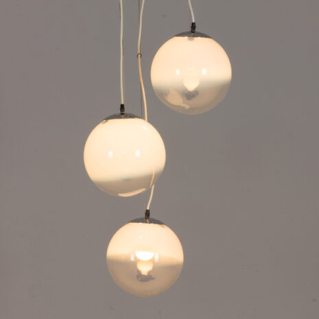 21212 Space Age Murano ceiling pendant lamp with 3 murano glass globes-9 Space Age Murano ceiling pendant lamp with murano glass globes scaled