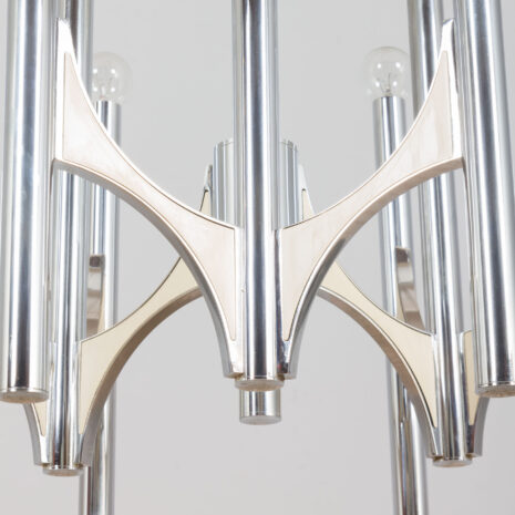 21215 Włoski chromowany żyrandol Gaetano Sciolari lampa wisząca, lata 60, 70s-8 Italian chrome chandelier by Gaetano Sciolari pendant lamp s s scaled