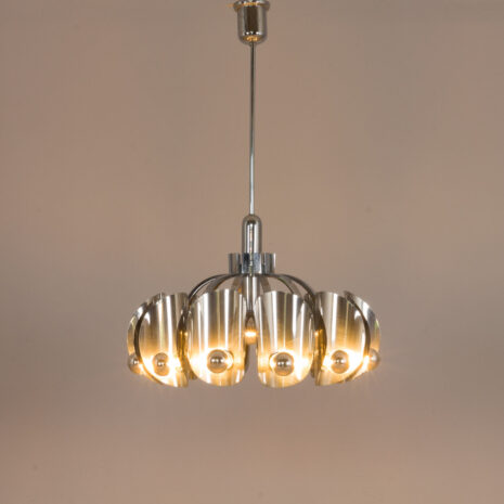 21217 Space Age Sciolari żyrandol w chromie z lustrem żarówki led-2 Space Age Sciolari chandelier in chrome with mirror led bulbs scaled