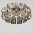 Space Age Sciolari chandelier in chrome with mirror led bulbs  scaled