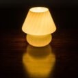 Small Venini mushroom Murano swirl lamp Italy  scaled