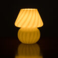 Small Venini mushroom lamp with gentle swirl scaled