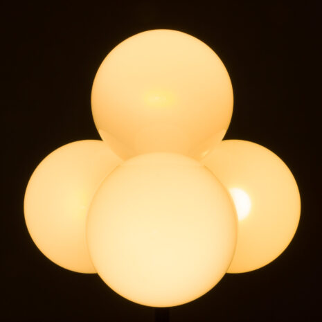 21227 Italian Space Age table lamp in chrome and opaline glass in style of Goffredo Reggiani-3 Italian Space Age table lamp in chrome and opaline glass in style of Goffredo Reggiani scaled