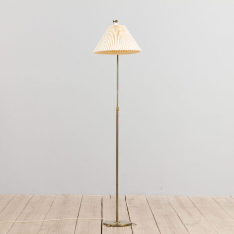21230 Danish brass Le Klint floor lamp, 1960s-3 Danish brass Le Klint floor lamp s scaled