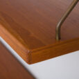 Danish excellent teak wall unit with a desk with drawers scaled