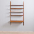 Danish excellent teak wall unit with a desk with drawers scaled