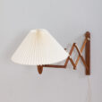 Danish Le Klint scissor lamp in teak  scaled