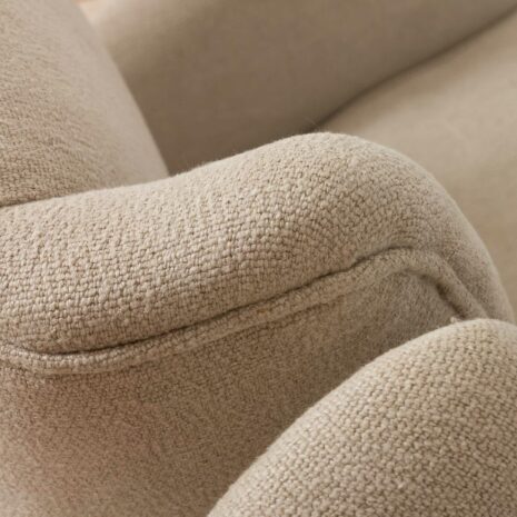 21247 Pair of Gio Ponti Wingback lounge chairs reupholstered in Belgium linen -7 Pair of Gio Ponti Wingback lounge chairs reupholstered in Belgium linen scaled