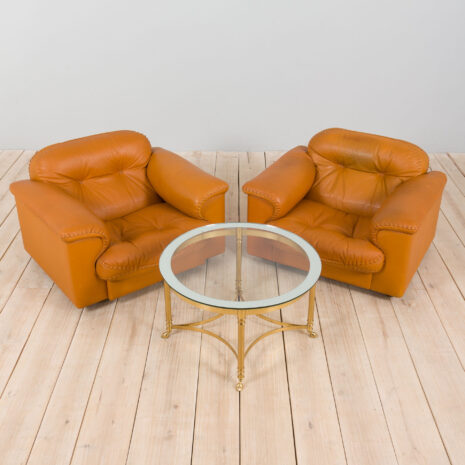 Pair of De Sede DS  lounge chairs  scaled