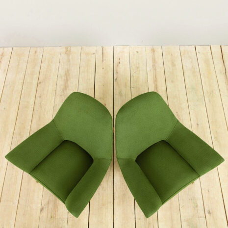 21252 para zielonych włoskich foteli Gigi Radice-10-10 pair of green Italian armchairs Gigi Radice scaled
