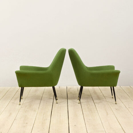 21252 para zielonych włoskich foteli Gigi Radice-5-5 pair of green Italian armchairs Gigi Radice scaled