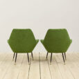 pair of green Italian armchairs Gigi Radice scaled