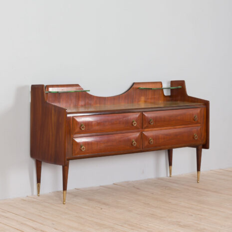 21253 Italian credenza in walnut from the 50s.-4 Italian credenza in walnut from the s