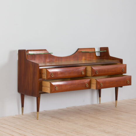 21253 Italian credenza in walnut from the 50s.-5 Italian credenza in walnut from the s